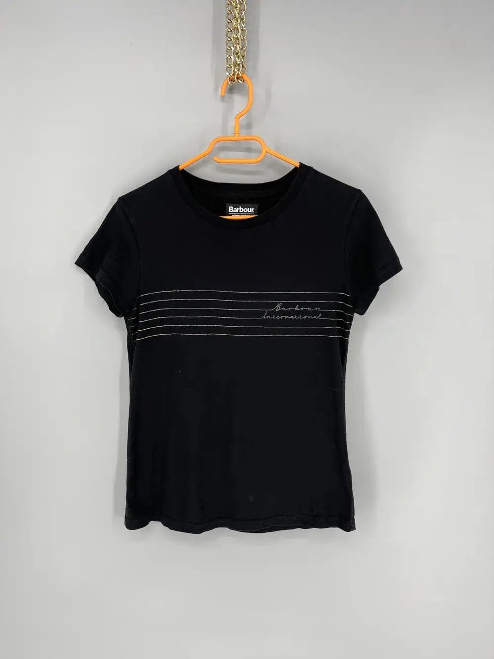 Barbour Vintage Y2K Barbour International T-shirt Streetwear Style Size S / US 4 / IT 40 - 2 Thumbnail