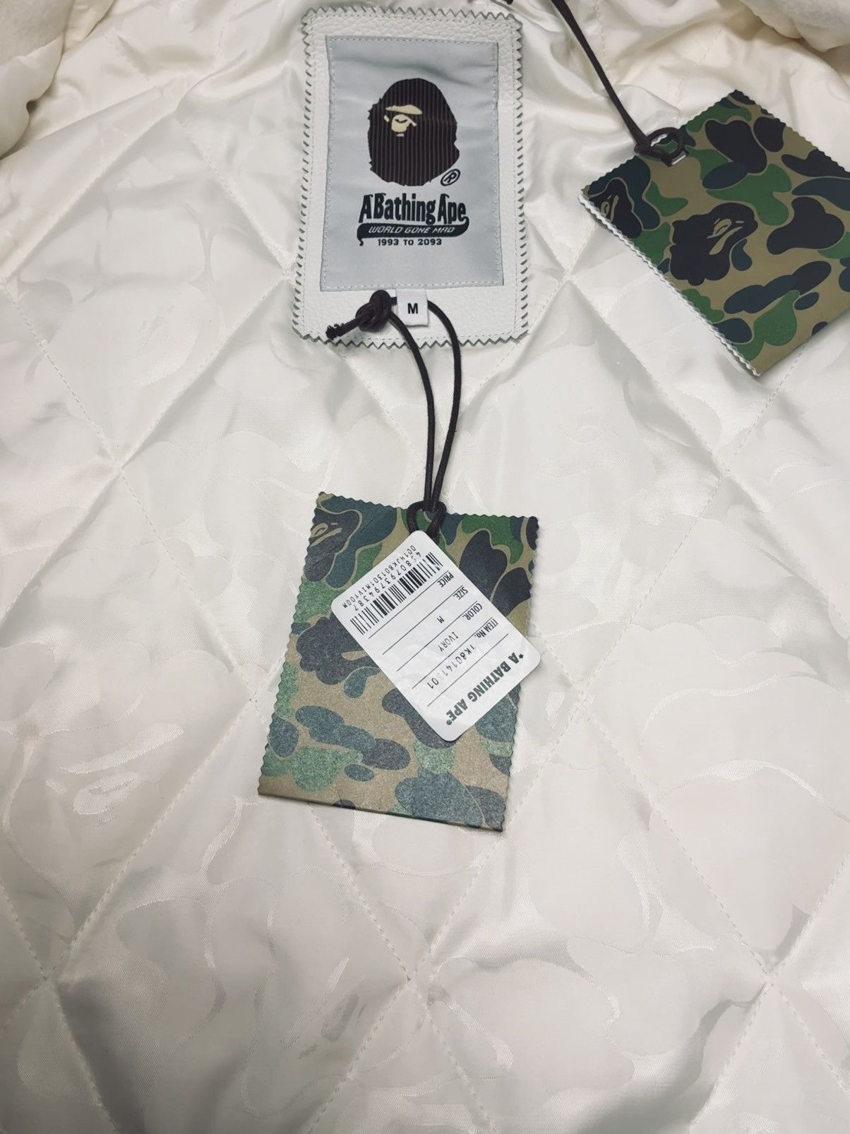 Bape BAPE CAMO LEATHER JACKET 🍨 Size US M / EU 48-50 / 2 - 4 Thumbnail