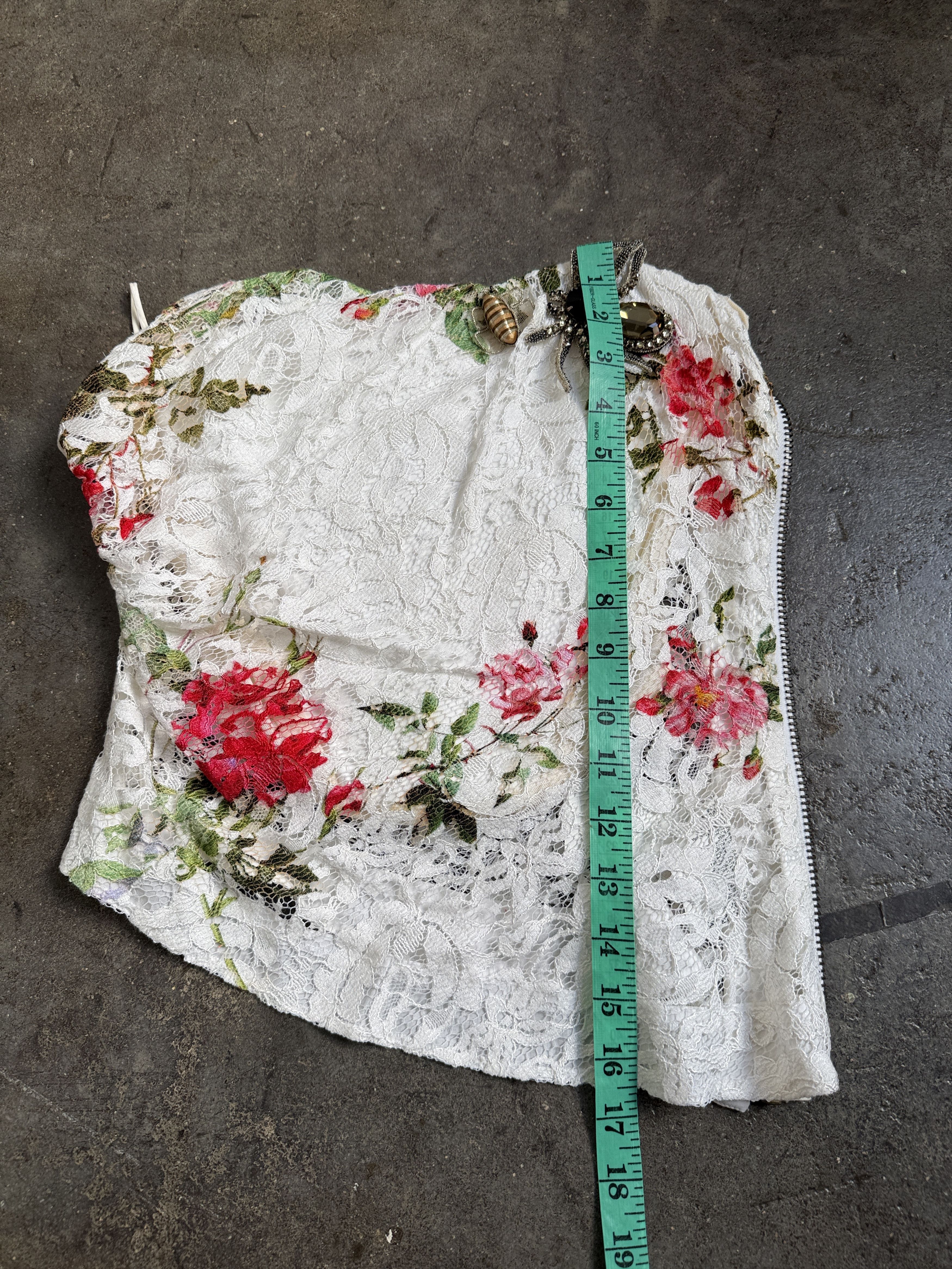 Vivienne Westwood Red Label INSANE S/S 2016 Lotus Flower Lace Corset Size S / US 4 / IT 40 - 16 Thumbnail