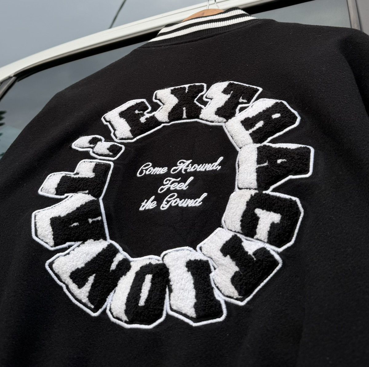 In The Attic A.T.C In The Attic Homme Melton Stadium Varsity Jacket Size US M / EU 48-50 / 2 - 5 Thumbnail