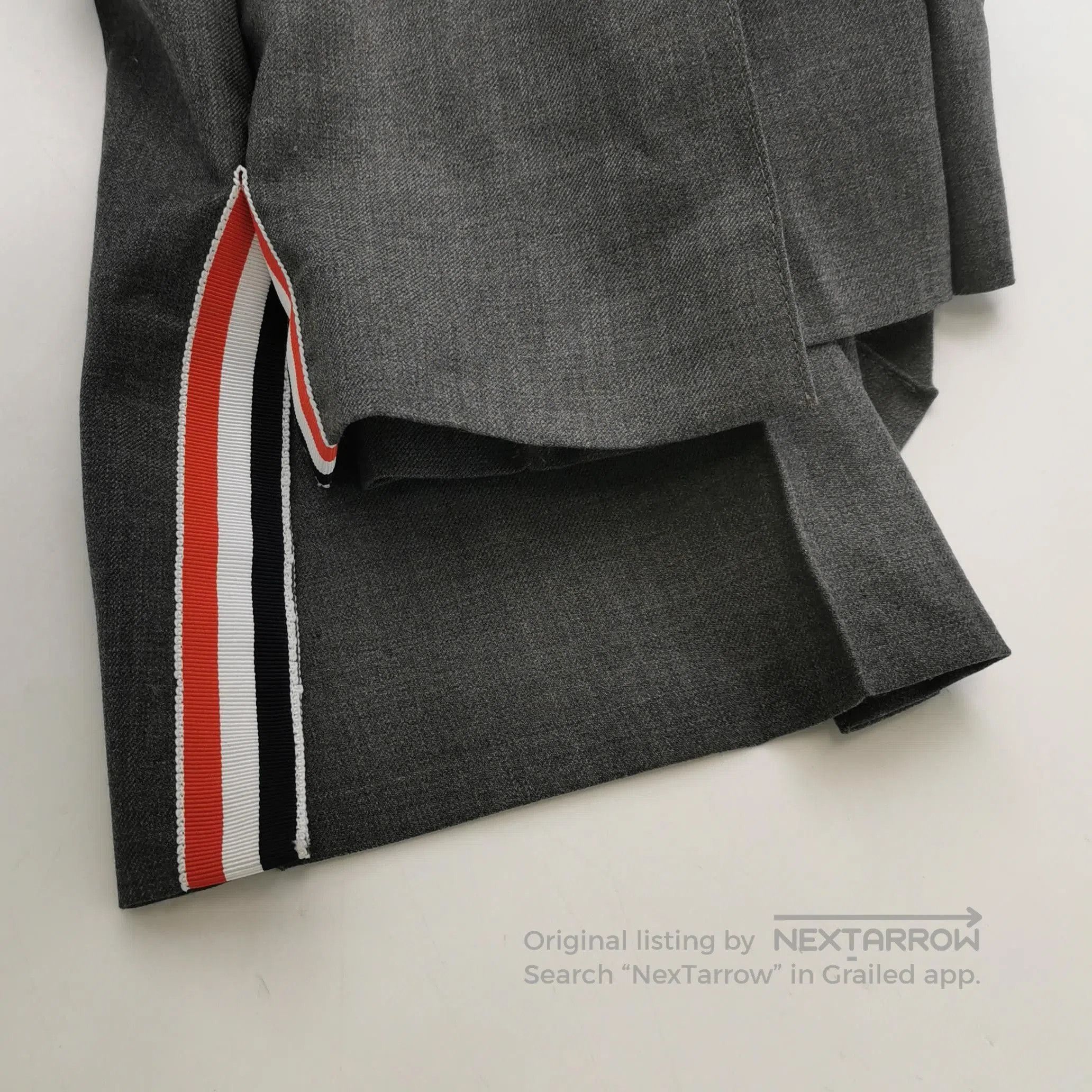 Thom Browne Thom Browne Wool Pleated Midi Skirt L. Size 41" - 2 Thumbnail