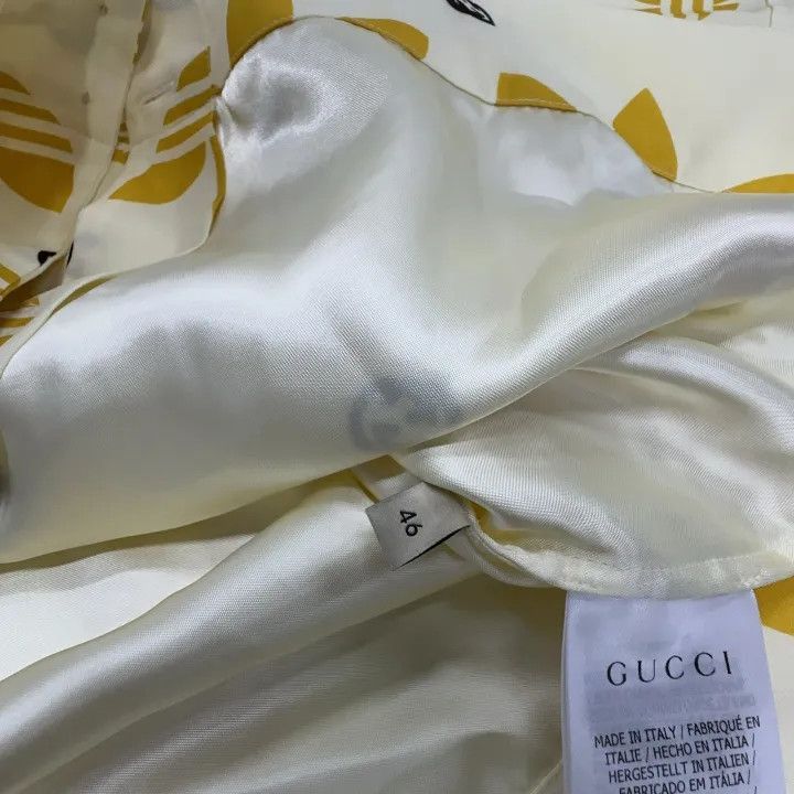 Gucci Gucci Gucci x Adidas Short Sleeve Button-Up Shirt -2506 Size US M / EU 48-50 / 2 - 3 Thumbnail