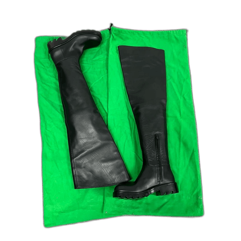 Bottega Veneta Bottega Veneta Over-the-Knee Black Boots Size US 6 / IT 36 - 1 Thumbnail