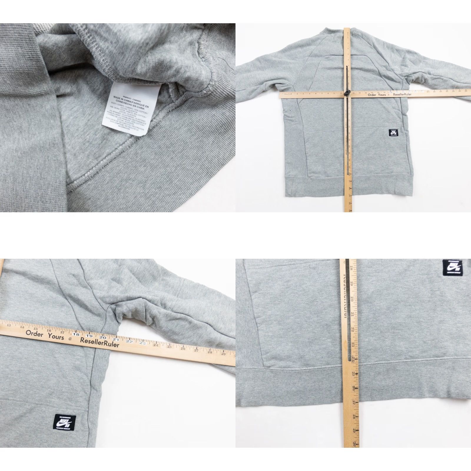 Nike Nike SB Sweatshirt Mens Large Gray Crewneck Skateboard Sweater Streetwear Adult Size US L / EU 52-54 / 3 - 8 Thumbnail