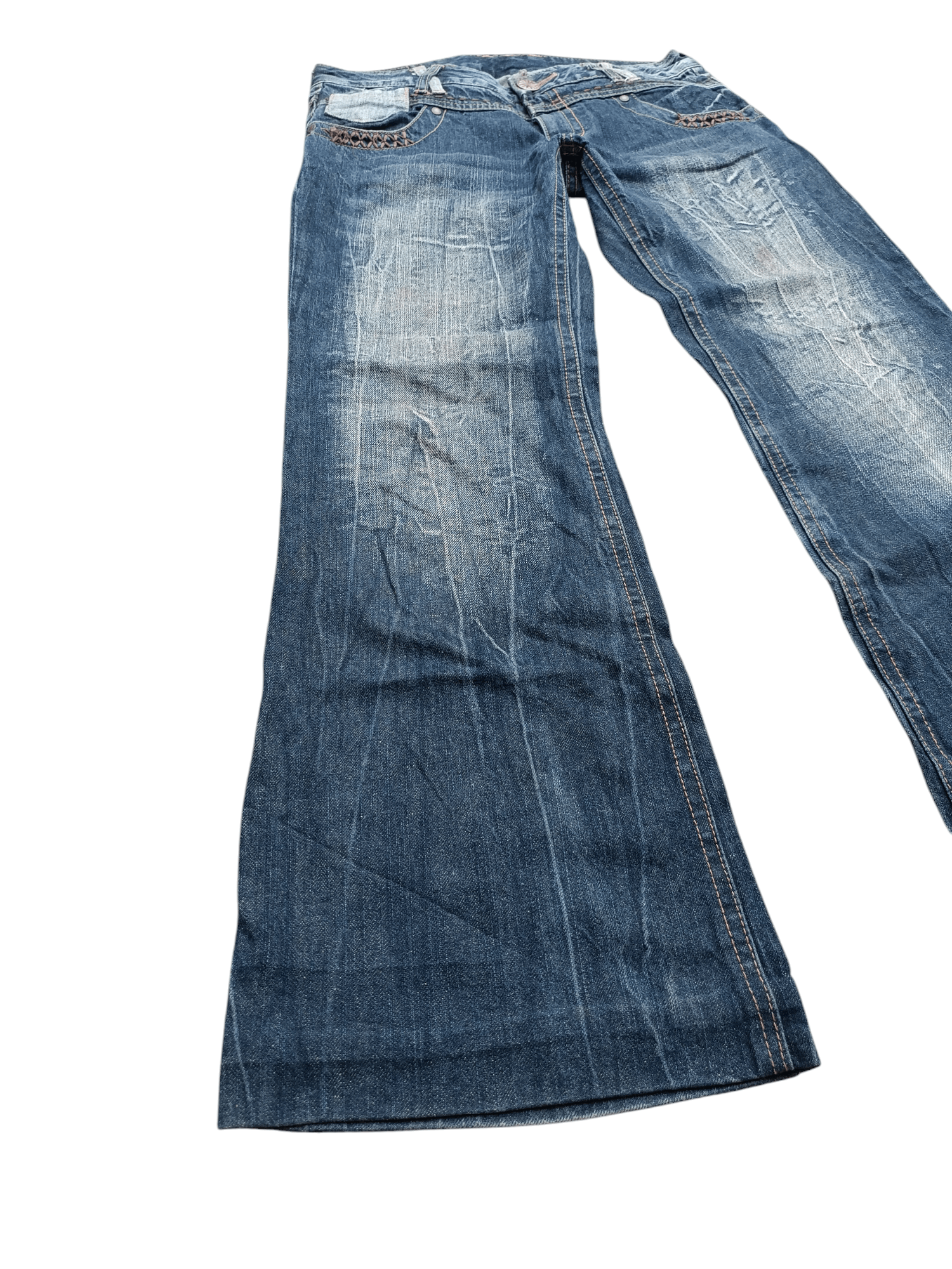 Hysteric Glamour × Japanese Brand × Tornado Mart Flare Japanese Brand Native Embroidery Low Rise Boot Cut Size US 32 / EU 48 - 3 Thumbnail