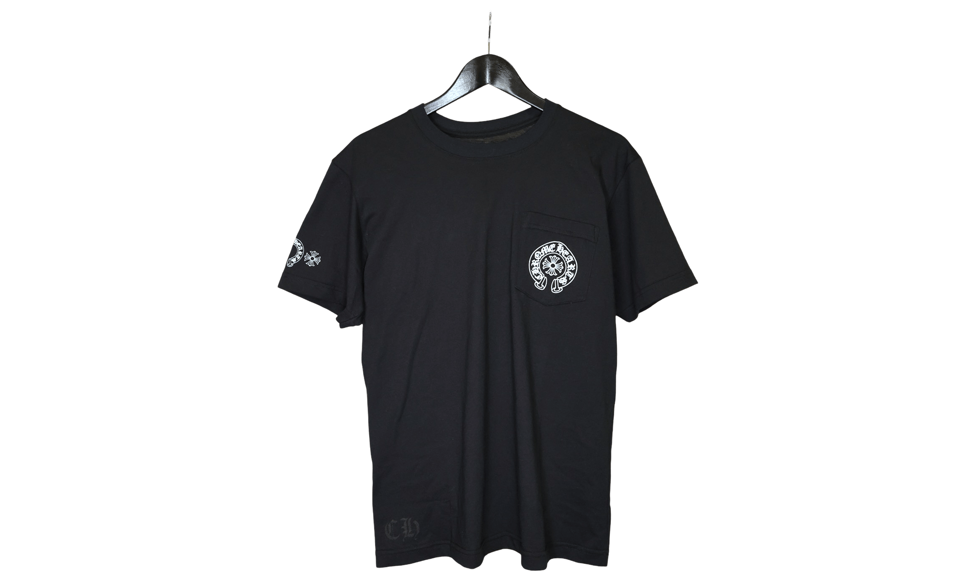 Chrome Hearts Chrome Hearts Horse Shoe Logo Pocket Tee Black Size US XL / EU 56 / 4 - 2 Thumbnail