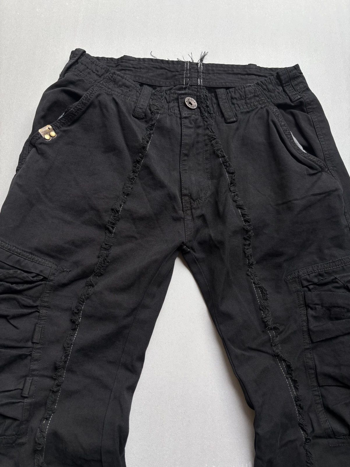 Japanese Brand Vertgarments frayed cargo pants Size US 28 / EU 44 - 5 Thumbnail