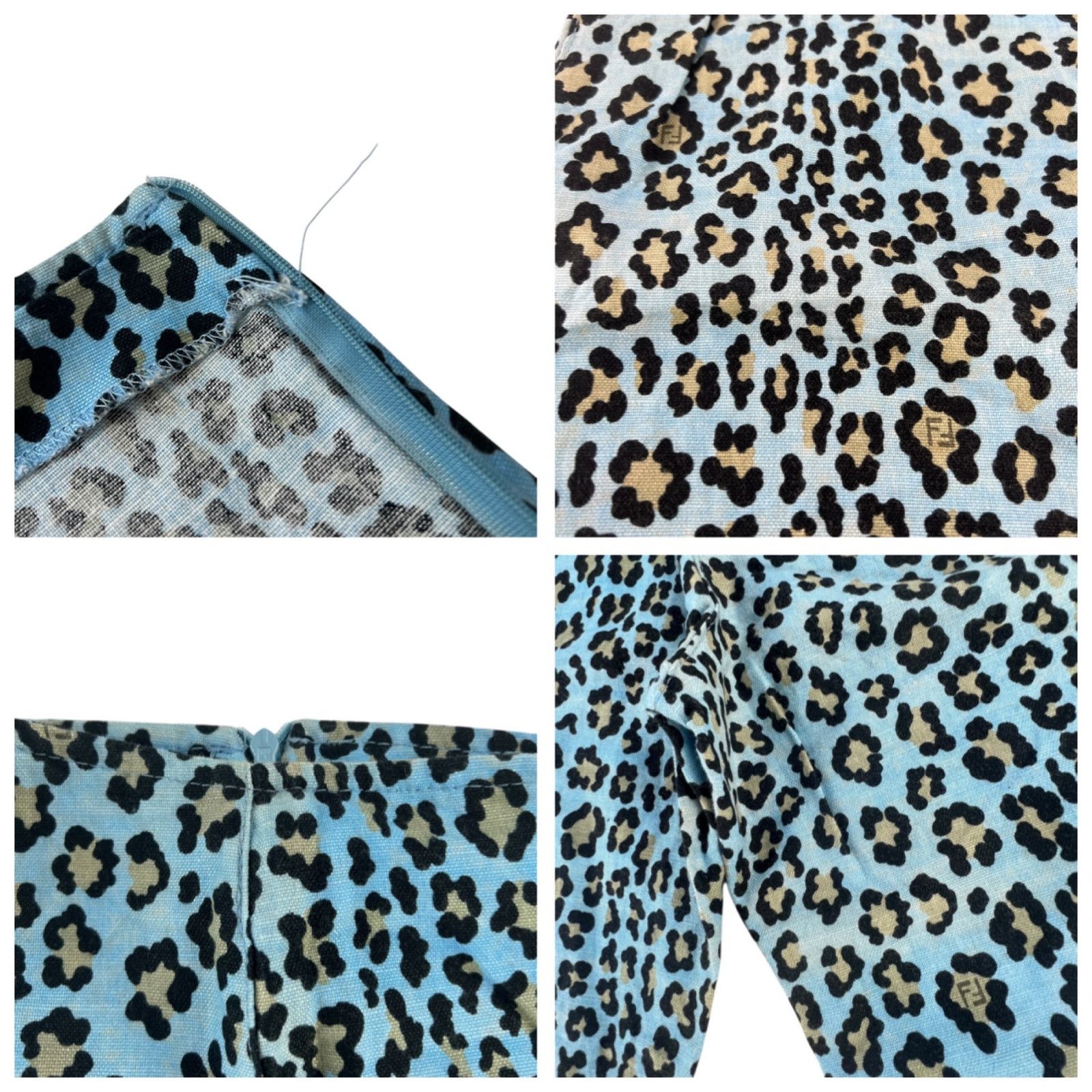 Fendi Fendi Vintage Leopard Print Capris Size 26" / US 2 / IT 38 - 7 Thumbnail