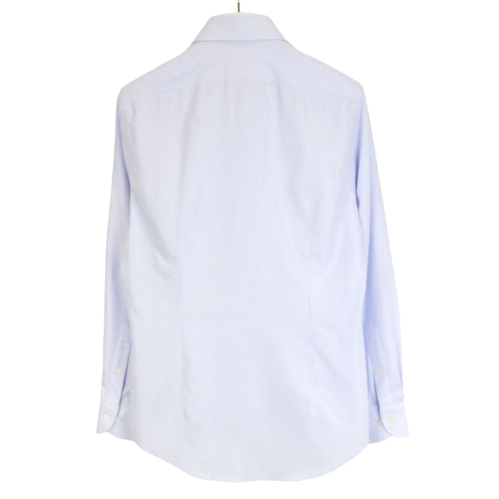 Suitsupply Suitsupply Dress Shirt Men 41 / 16 Cutaway Button-Up Extra Slim Fit Blue Pinstripe Formal Shirt Size 42R - 2 Thumbnail