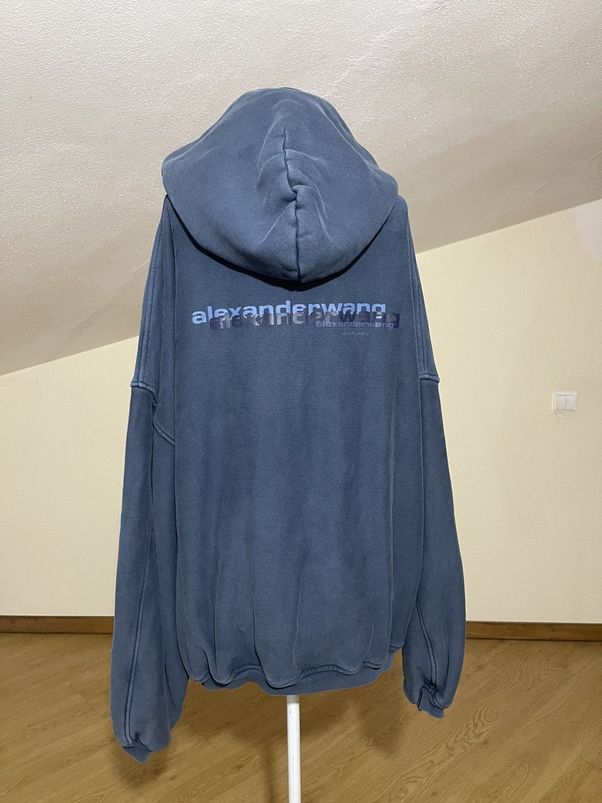 Alexander Wang Alexander Wang Hooded Zip-Up Jacket - New - Unisex Size S / US 4 / IT 40 - 4 Thumbnail