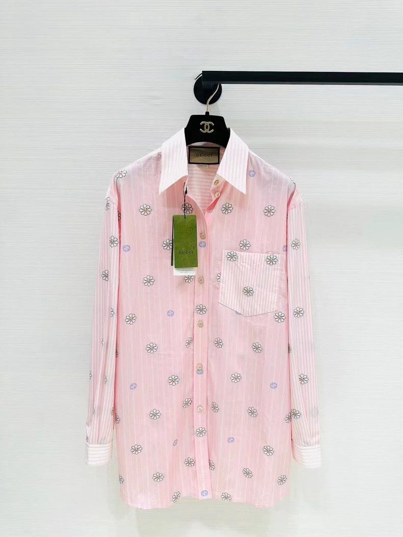 Gucci Gucci24 new flower shirts 2503-Nextarrow Size XXS / US 00 / IT 34 - 1 Thumbnail