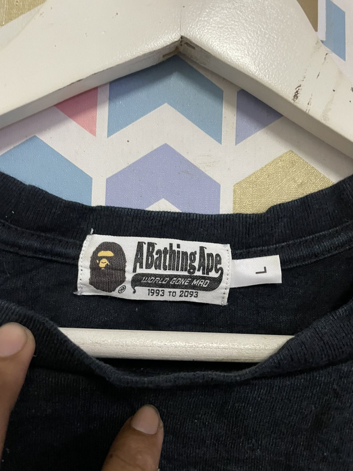 Bape A Bathing Ape Black Shirt Size US L / EU 52-54 / 3 - 3 Thumbnail