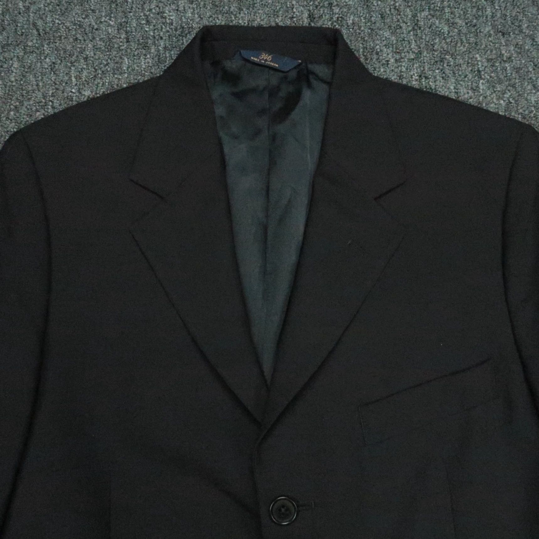 Brooks Brothers Brooks Brothers Blazer Mens 40S Black 346 Stretch Wool Sport Coat Jacket Size 40R - 2 Thumbnail