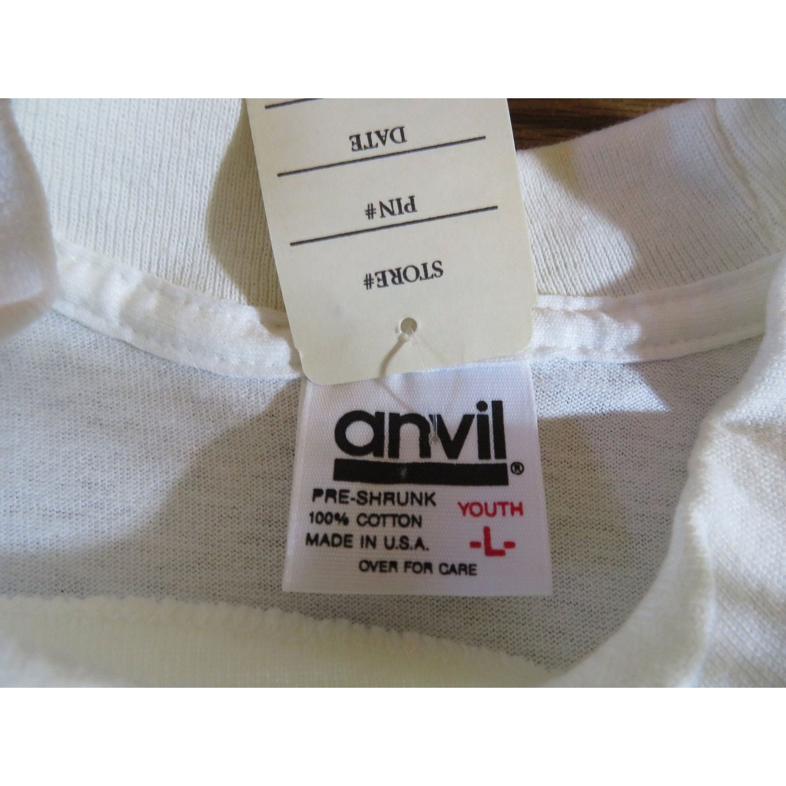 Anvil Vintage Desert Storm 1991 White T-Shirt Anvil Youth Sz Lg Size US S / EU 44-46 / 1 - 7 Thumbnail