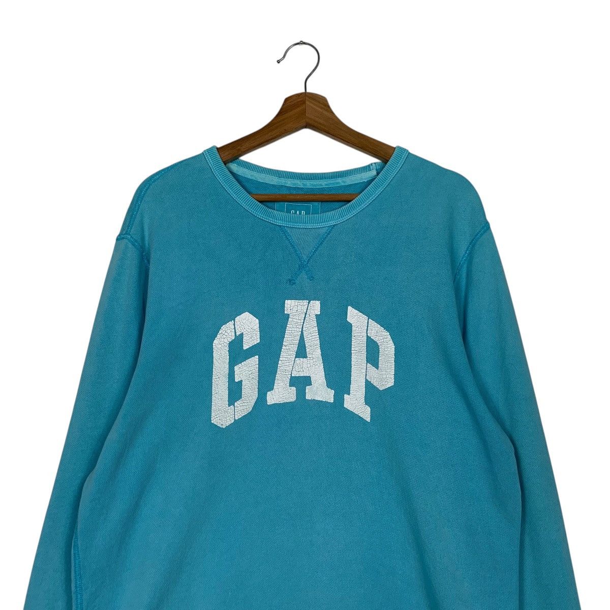 Gap Gap Crewneck Blue Sweatshirt Size US M / EU 48-50 / 2 - 2 Thumbnail