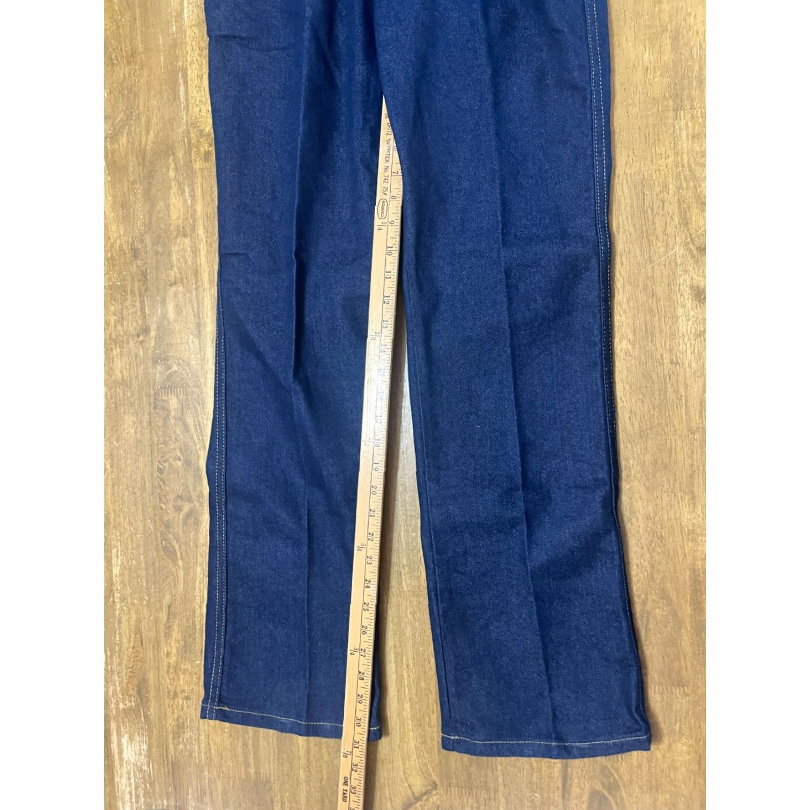 Vintage Riders Jeans, Denim, Straight Leg, 32x32, Men, Blue, 5-pockets, Regular, Inseam 32, Waist 30, Vintage No Size US 32 / EU 48 - 6 Thumbnail