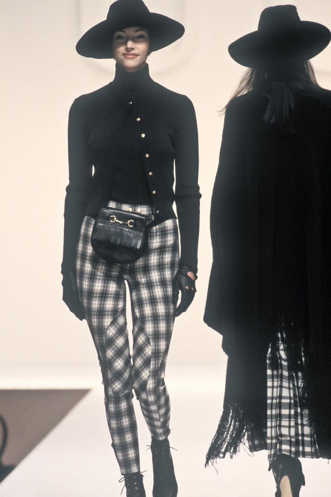 Gucci F/W 1993 runway Gucci plaid jodhpurs Size 24" / US 00 / IT 34 - 1 Thumbnail