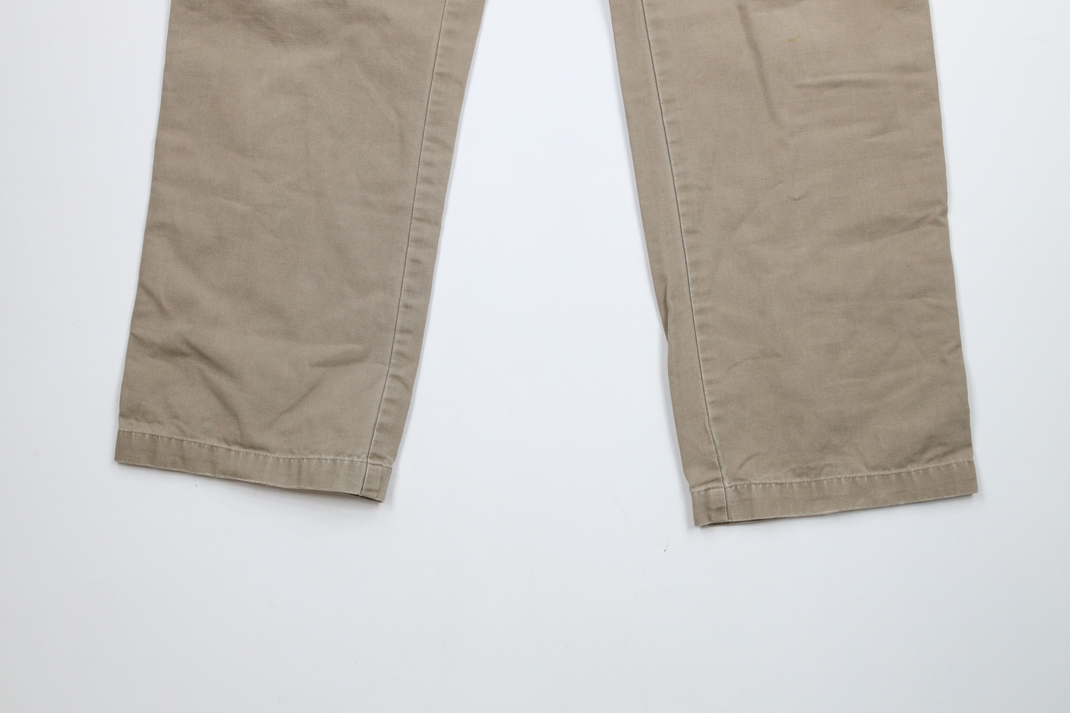 Columbia × Vintage Vintage Y2K Columbia Canvas Wide Leg Dungaree Pants Beige Size US 32 / EU 48 - 4 Thumbnail