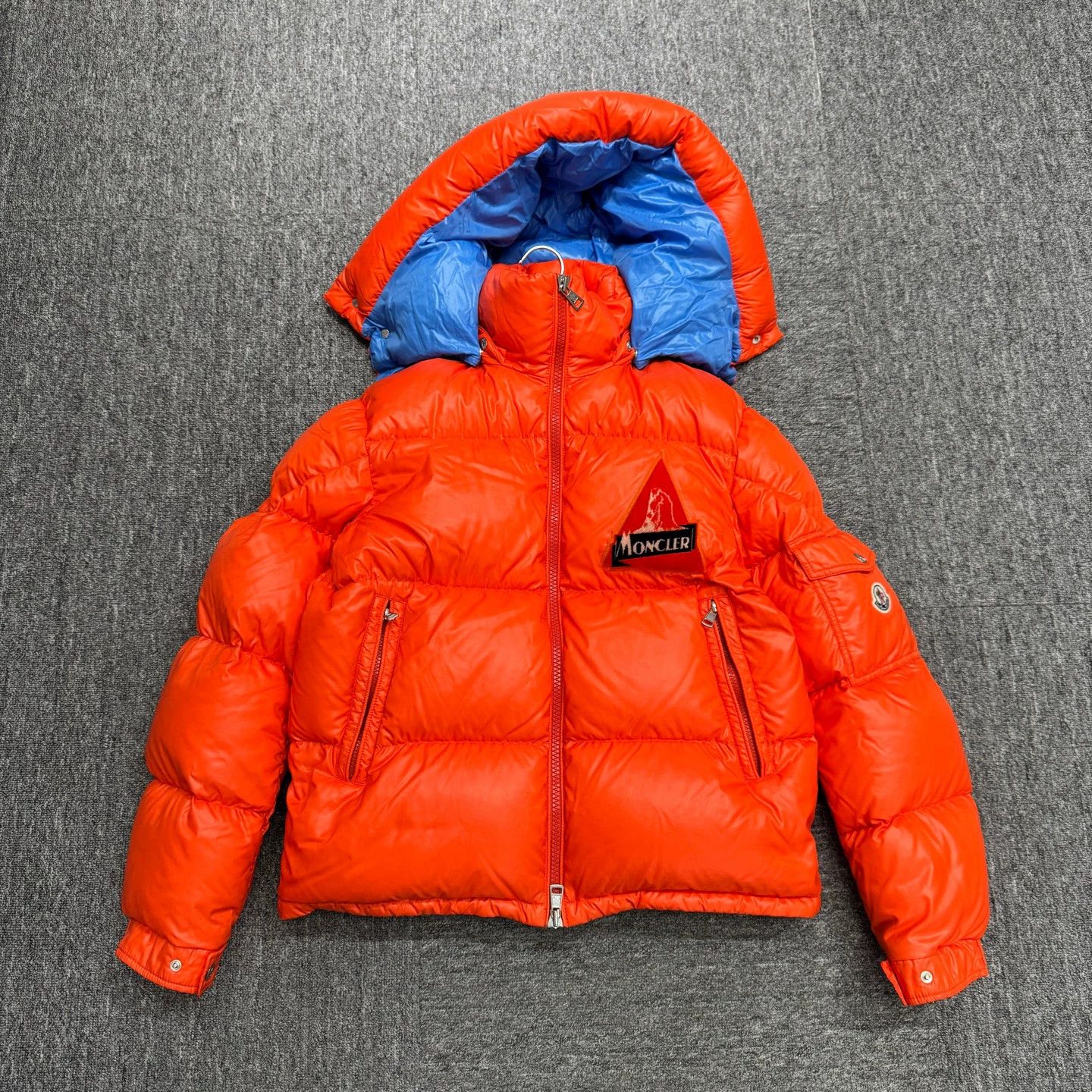 Moncler Moncler Orange Down Jacket Size 1 Size S / US 4 / IT 40 - 1 Thumbnail