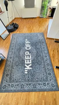 IKEA Virgil Abloh MARKERAD STILL LOADING Rag mat W140 H 200 cm 2018 Used