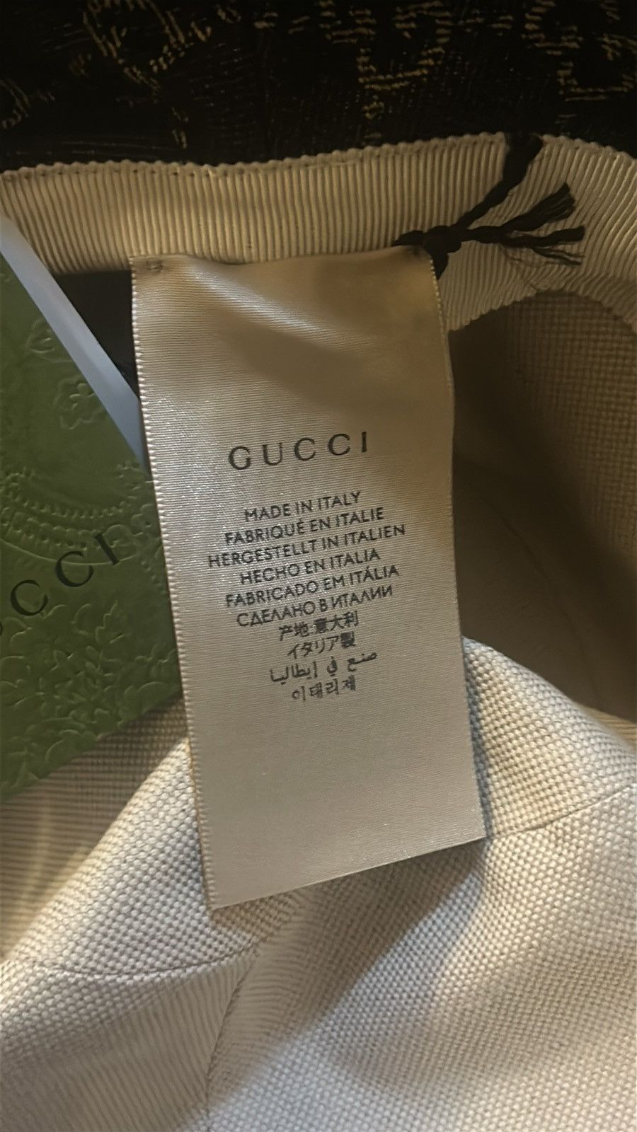 Gucci Gucci GG Denim Bucket Hat size L Size ONE SIZE - 8 Thumbnail