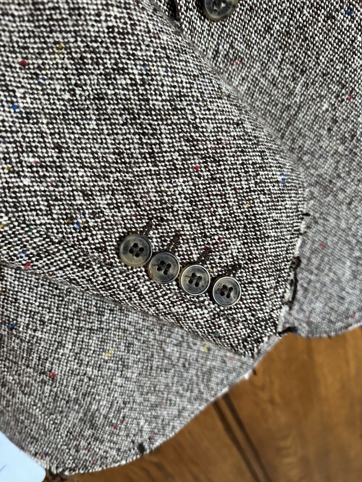 Dolce & Gabbana D&G Dolce & Gabbana tweed suit jacket 48 Medium slim cut Size 38R - 13 Thumbnail