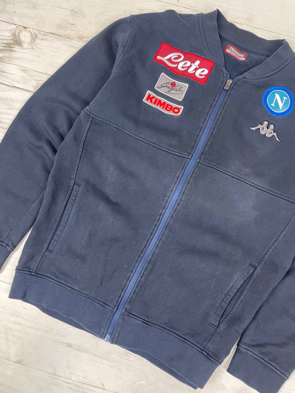 Kappa Kappa SSC Napoli 2017 2018 Sweatshirt Full Zip Track Jacket Size US XL / EU 56 / 4 - 4 Thumbnail