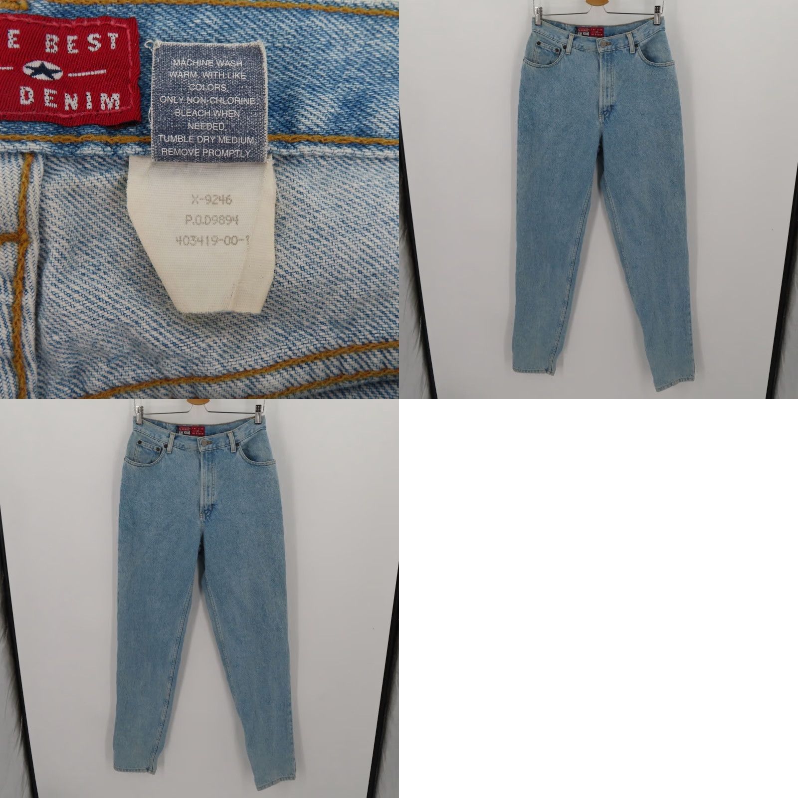 Old Navy VINTAGE Old Navy Womens Jeans Slim Straight 12L 12 Long Blue Denim HIGH RISE 90s Size 34" / US 12 / IT 48 - 9 Thumbnail