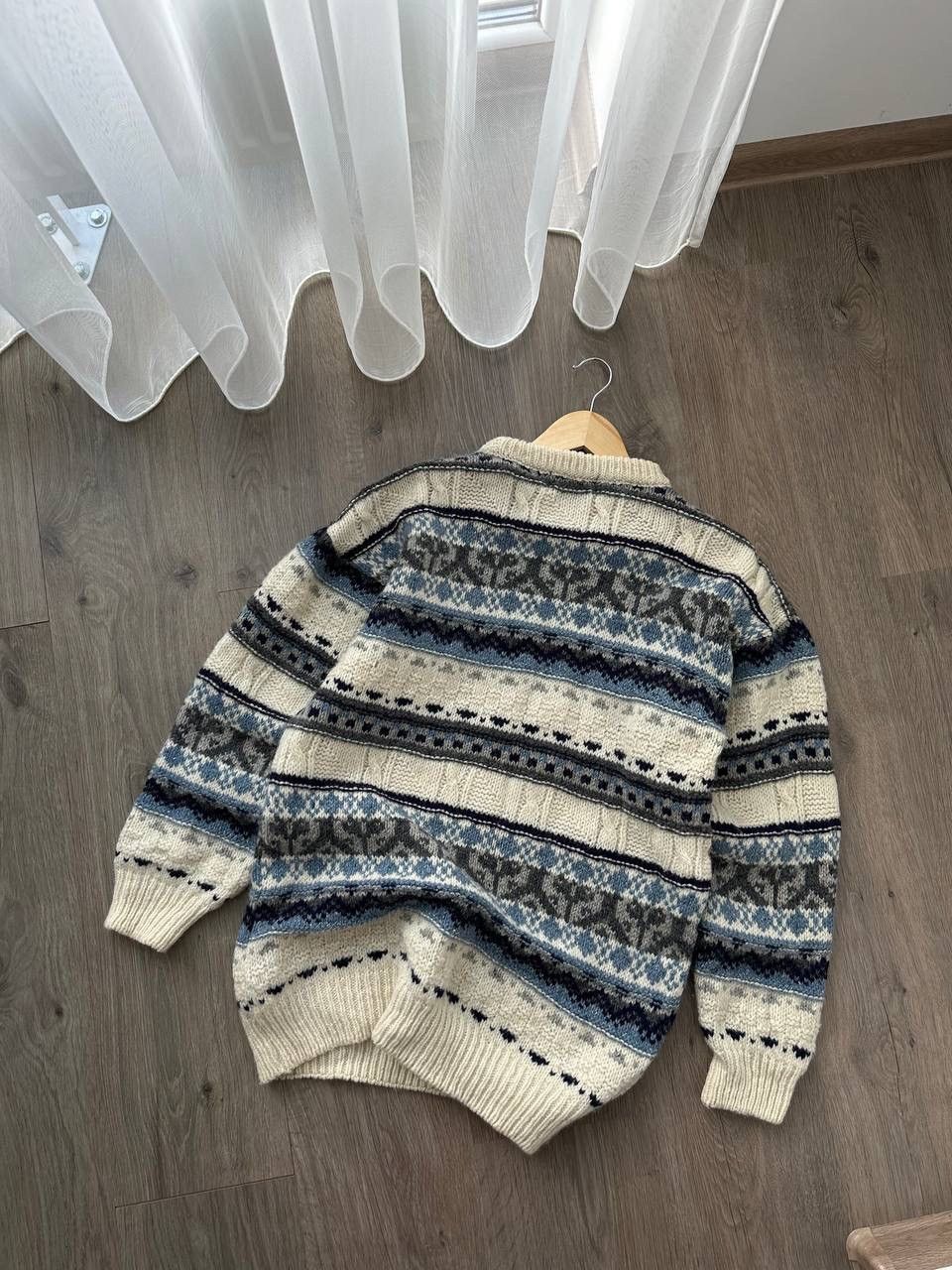 Vintage Vintage Pitlochry In Scotland Knit Wear Sky Blue Sweater Size US L / EU 52-54 / 3 - 14 Thumbnail