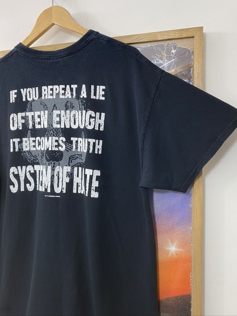 Band Tees × Gildan 10s System Of Hate Dark Noise English Punk Band Promo Tee Size US XL / EU 56 / 4 - 4 Thumbnail