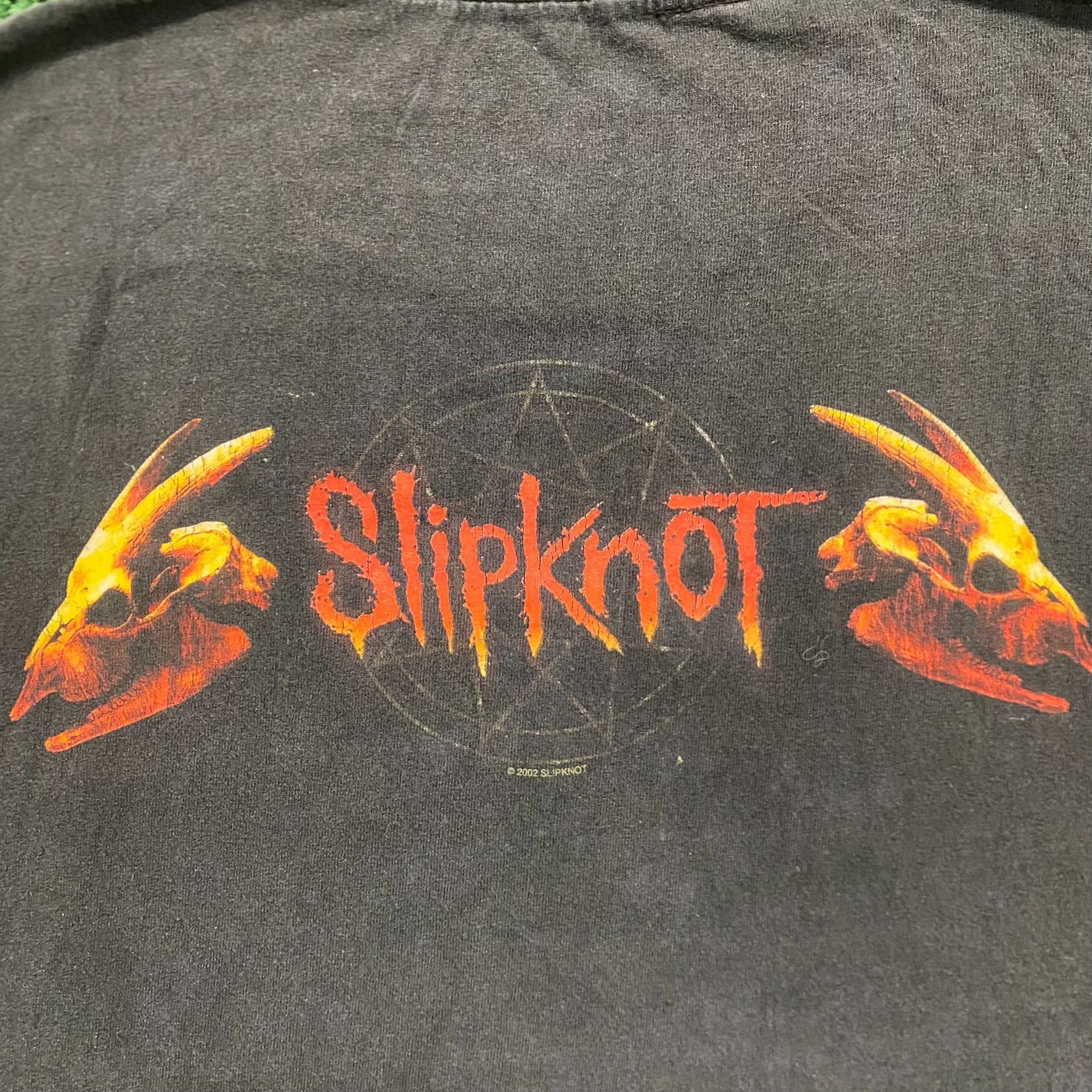 Band Tees Vintage Y2K Slipknot Iowa Metal Band Skull Sun Faded Tee Size US L / EU 52-54 / 3 - 7 Thumbnail