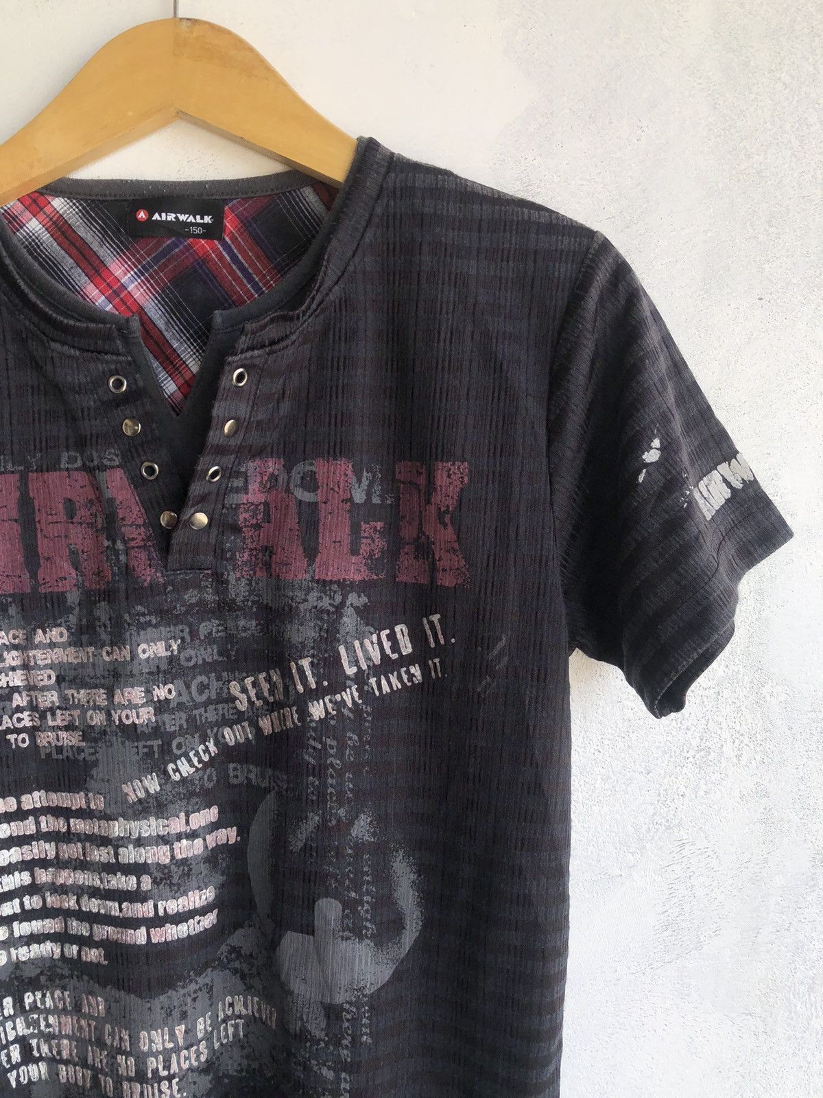 If Six Was Nine Studded Poem Double Layer Airwalk Rock Punk Style Size US M / EU 48-50 / 2 - 2 Thumbnail