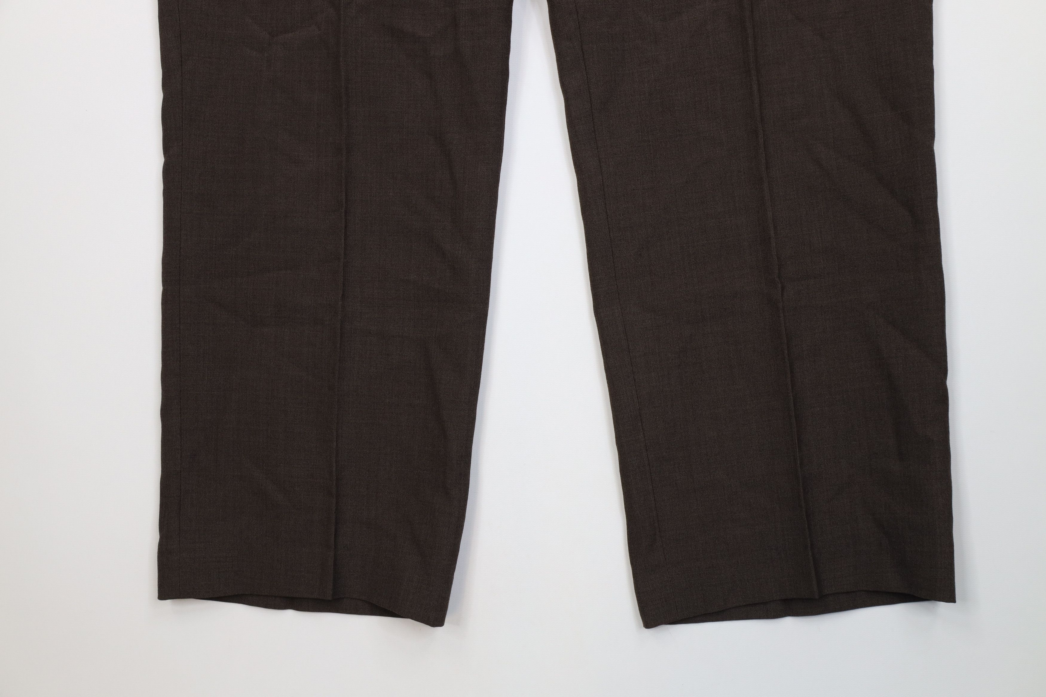 Vintage Vintage 70s Streetwear Wool Blend Wide Leg Chino Pants USA Size US 44 / EU 60 - 4 Thumbnail