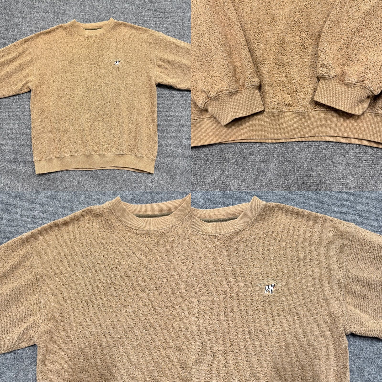 Big Dogs Big Dogs Sweater Pullover Men's Small Cotton Blend Embroidered Beige Casual Distressed Pre-owned S Mens Beige Size US S / EU 44-46 / 1 - 8 Thumbnail
