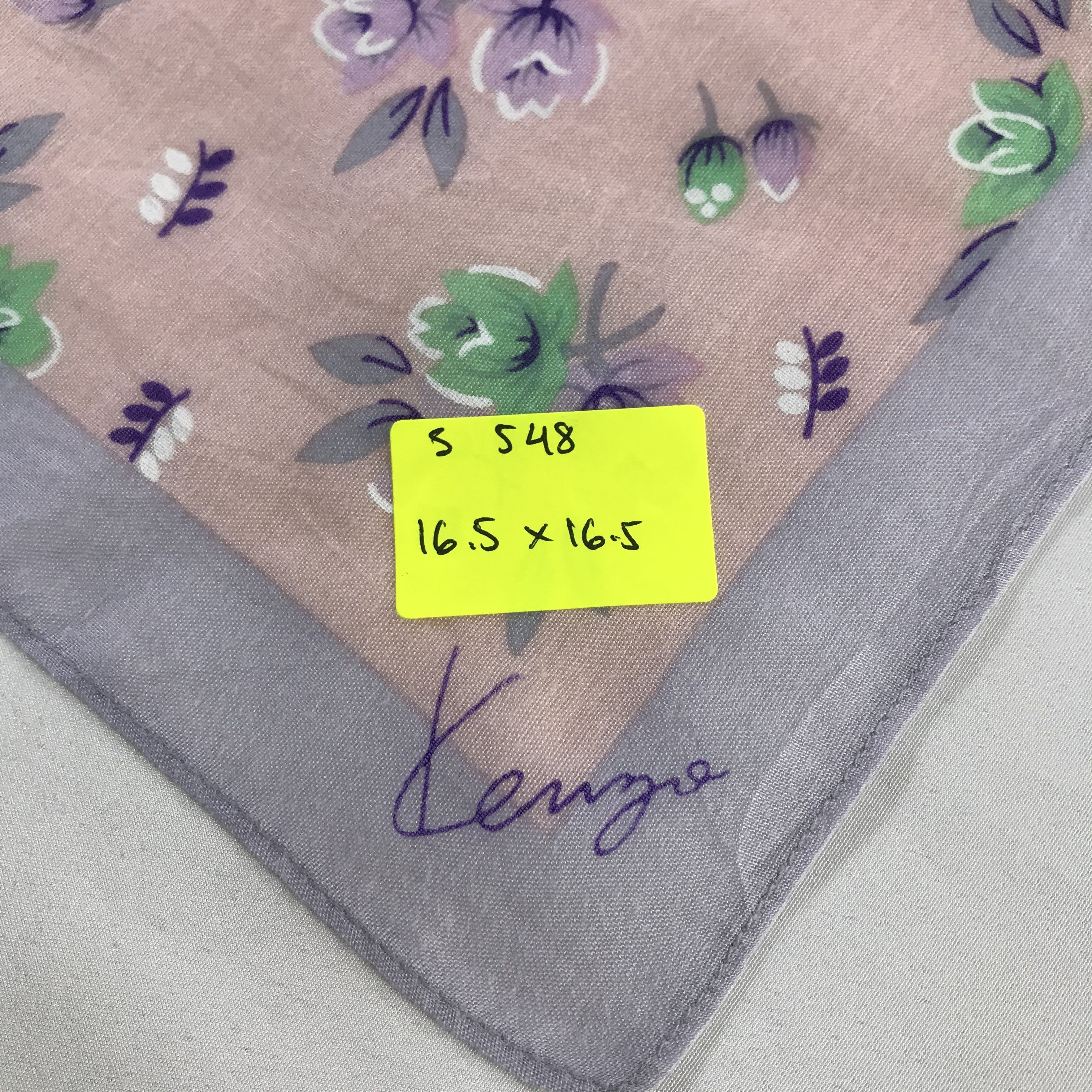 Kenzo × Vintage Kenzo Bandana / Handkerchief / Neckerchief - S548 Size ONE SIZE - 5 Thumbnail