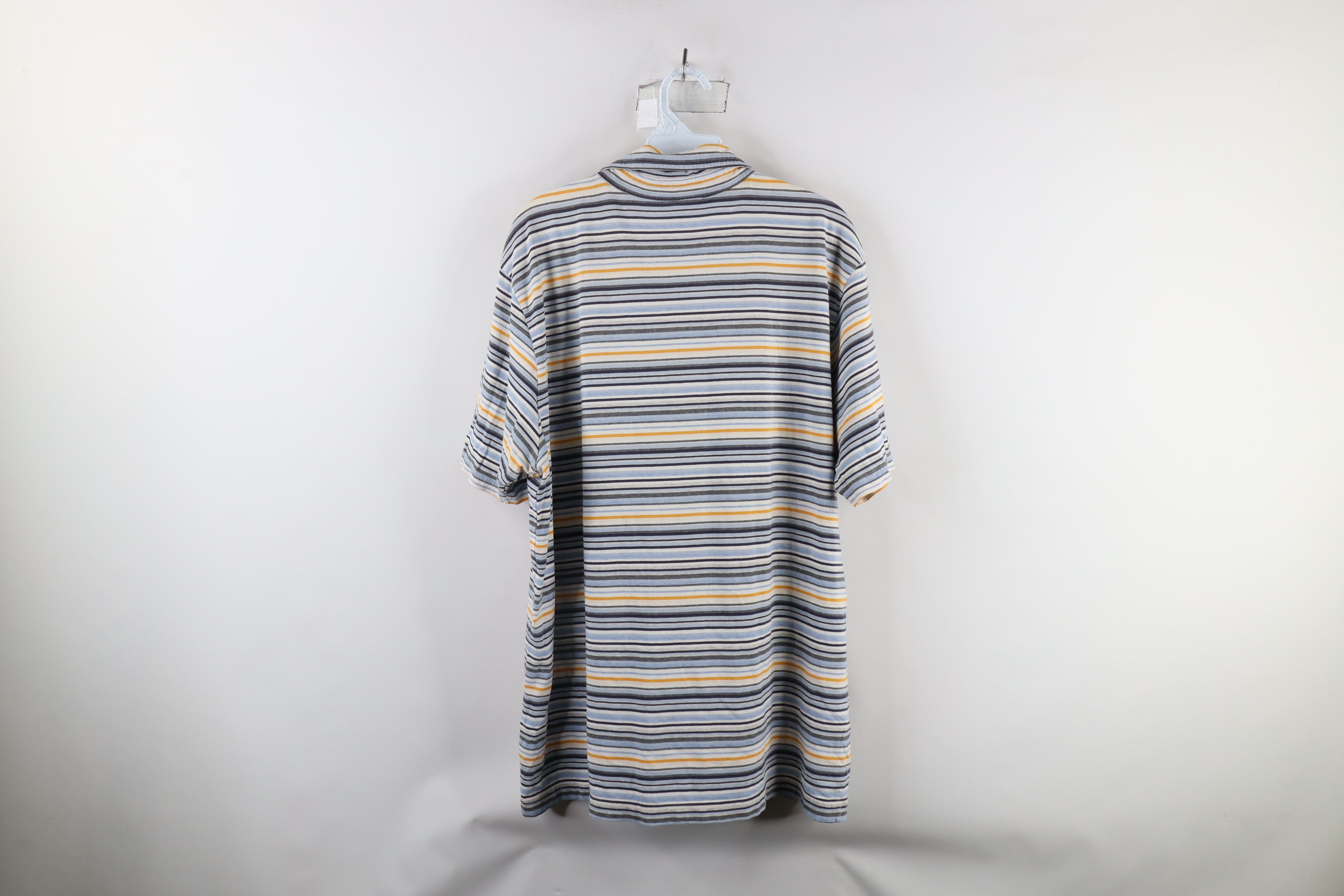 Express × Vintage Express Block Short Sleeve Collared Golf Polo Shirt Cotton Size US XL / EU 56 / 4 - 5 Thumbnail