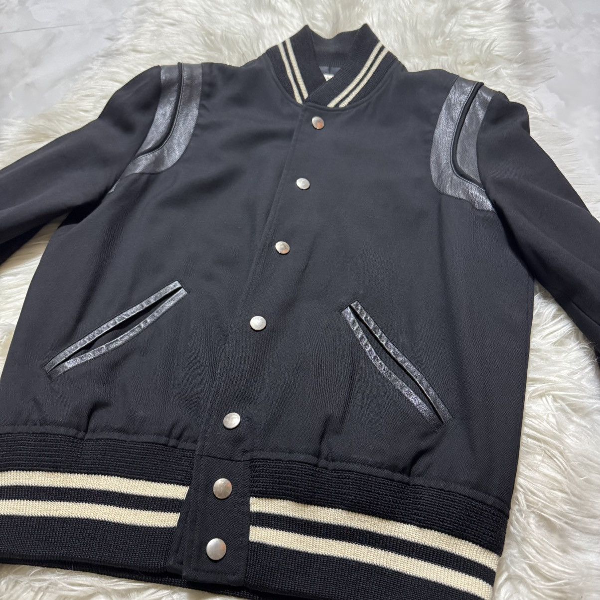 Saint Laurent Paris Authentic, Classic Saint Laurent Paris Teddy Jacket Size US S / EU 44-46 / 1 - 15 Thumbnail