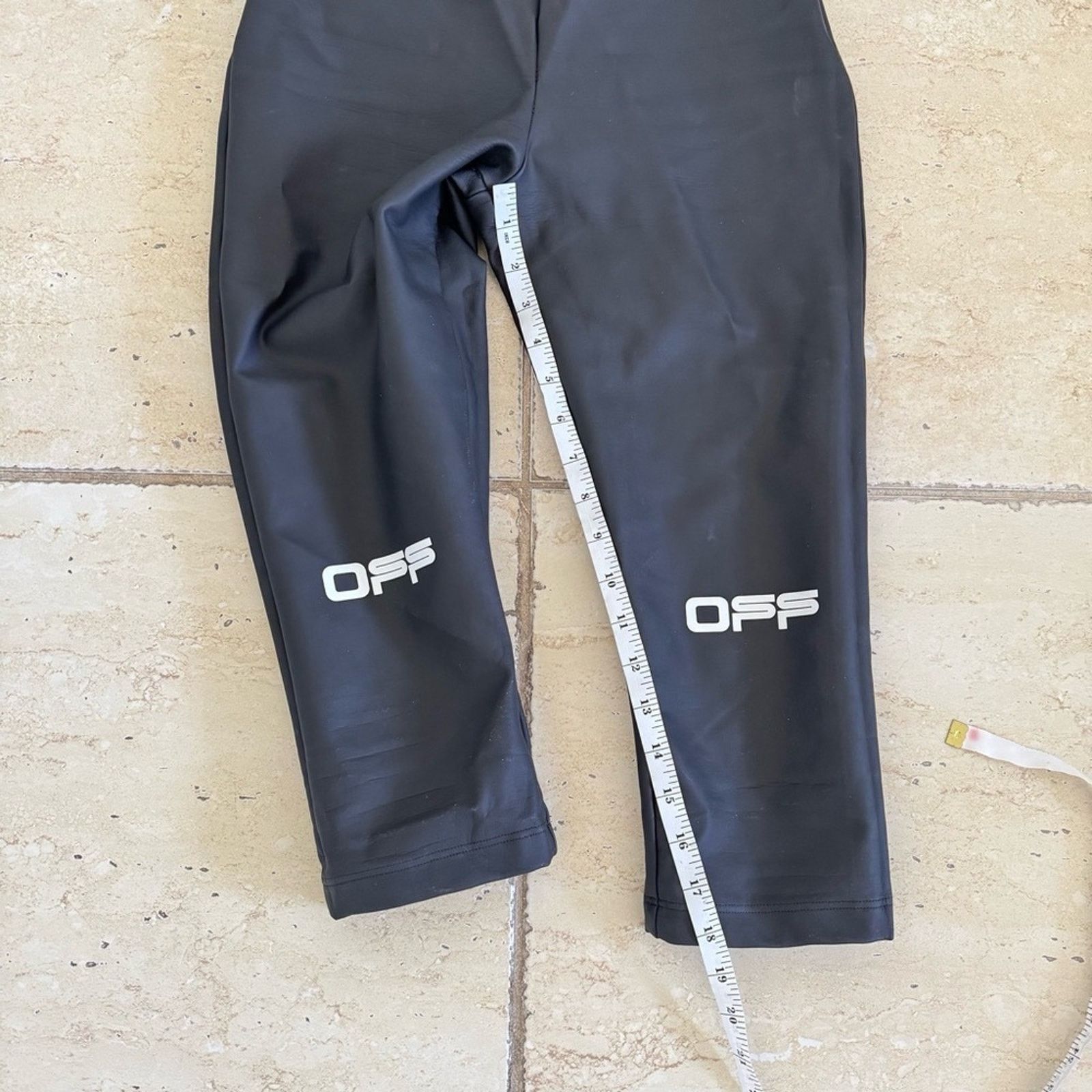 Off-White OFF-WHITE Cropped Leggings, Size 38, Authentic Size 38" / US 16 / IT 52 - 9 Thumbnail