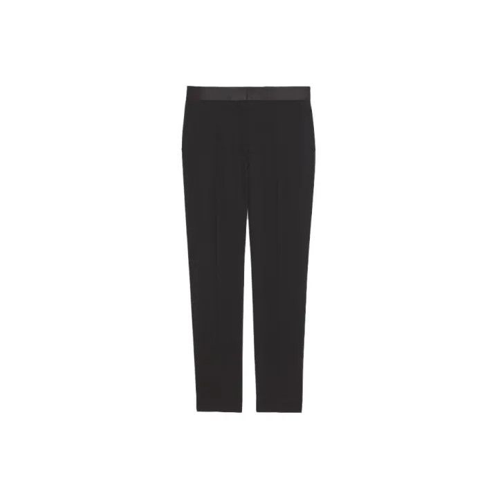 Sandro Sandro High-Waisted Tailored Trousers for Women 0079 Size 36" / US 14 / IT 50 - 1 Thumbnail