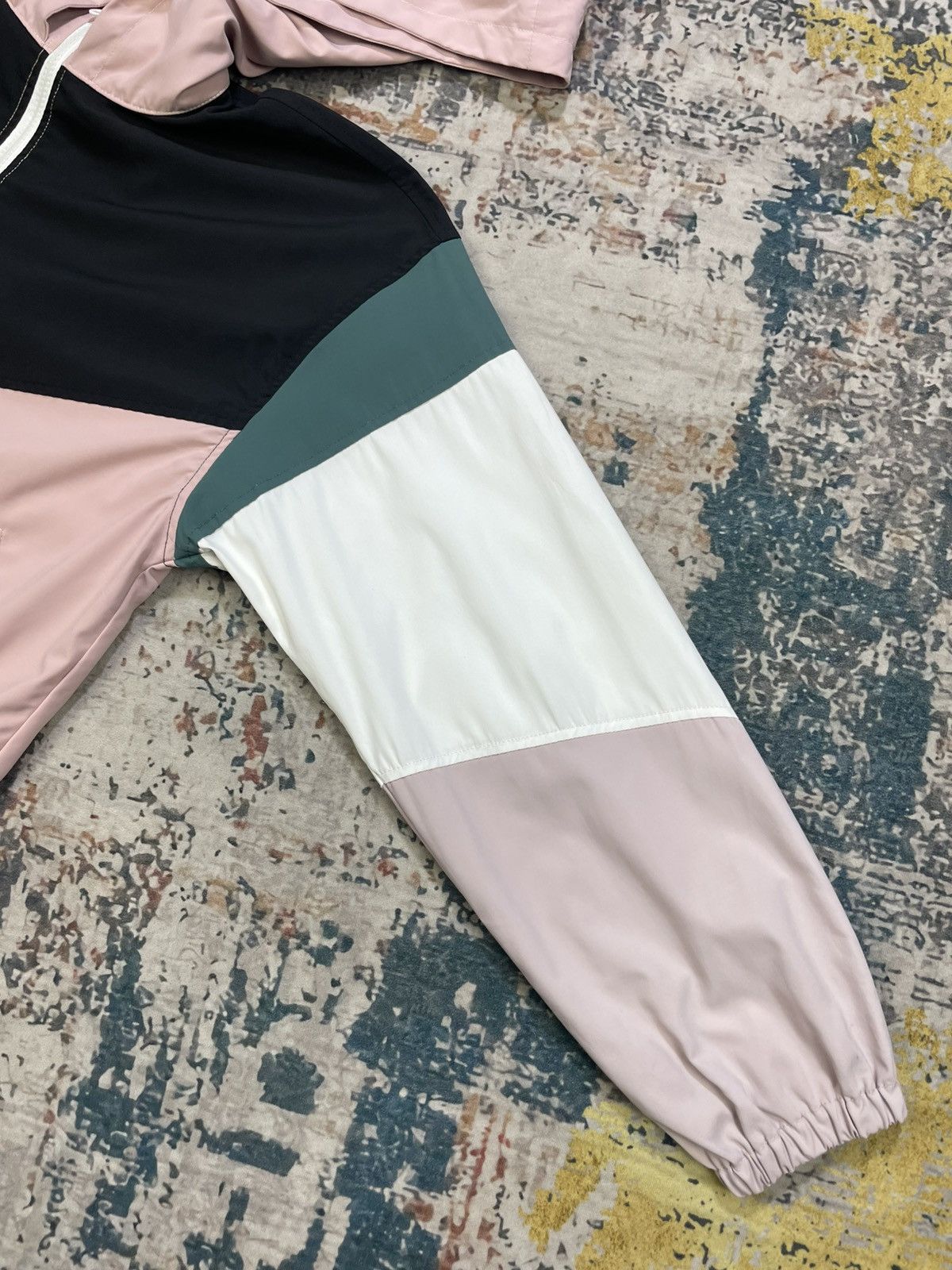 Nicole Club Nicole Club 179/WG Colorblock Hooded Windbreaker Jacket Size XS / US 0-2 / IT 36-38 - 3 Thumbnail