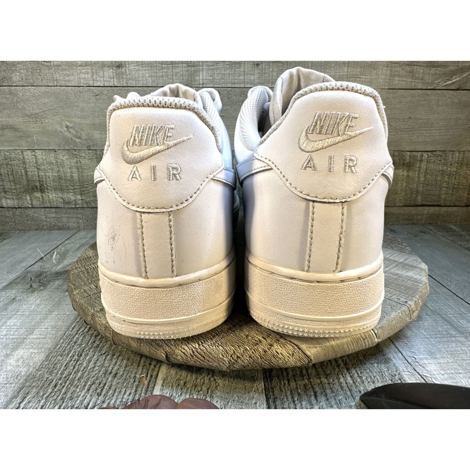 Nike Nike Air Force 1 '07 Low Triple White Shoe Mens 11.5 White Sneaker CW2288-111 Size US 12 / EU 45 - 5 Thumbnail