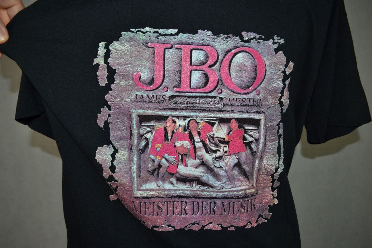 Band Tees Vintage 1998 J.B.O. Tom Angelripper Meister der Musik JBO XL Size US XL / EU 56 / 4 - 5 Thumbnail