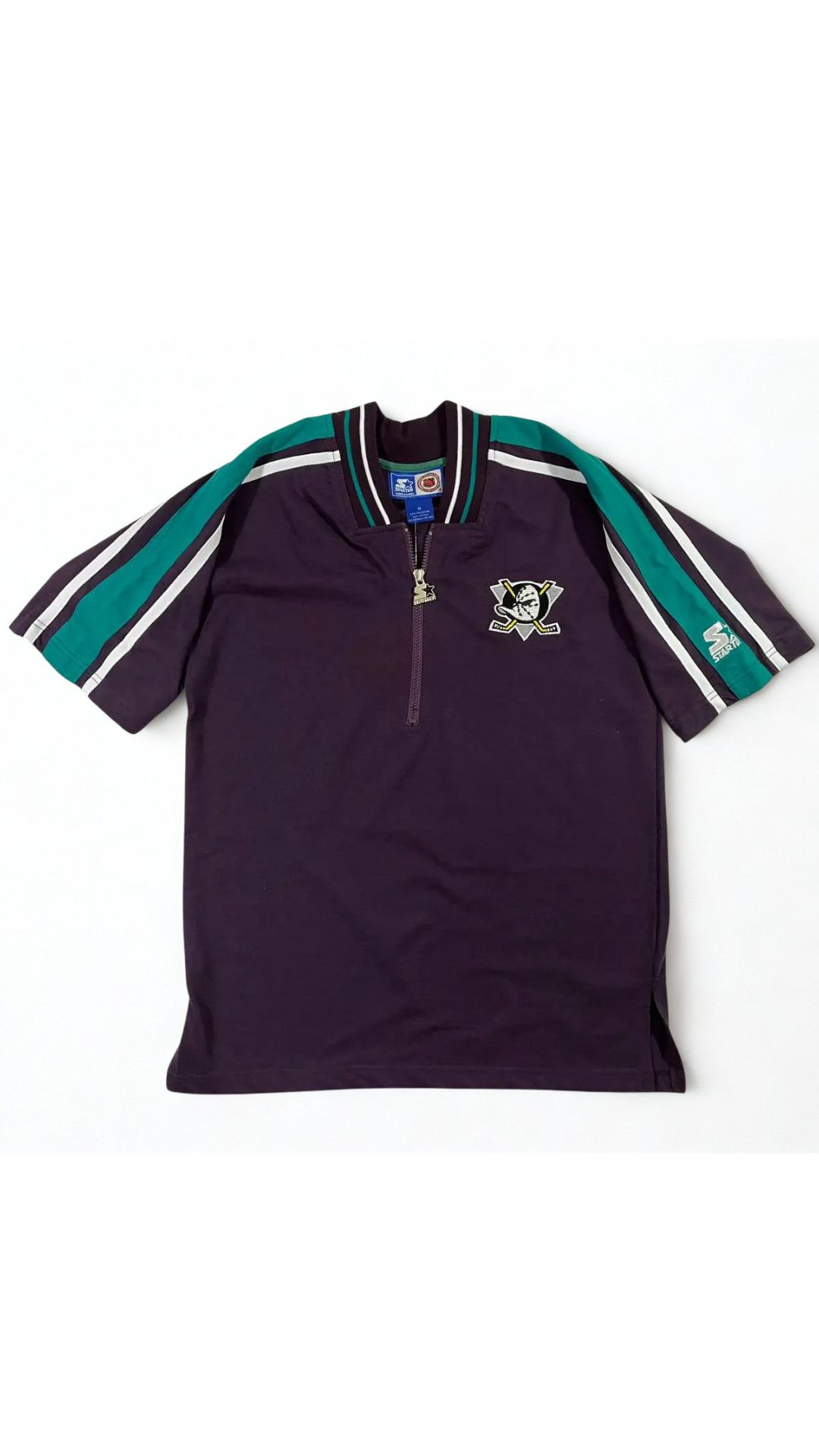 Starter GRAIL 90s Mighty Ducks Starter Zip XL Disney Korea Hockey Size US XL / EU 56 / 4 - 1 Thumbnail