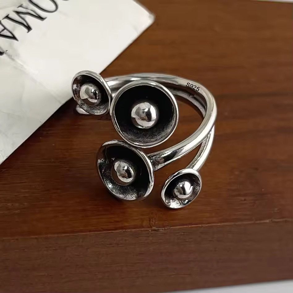 Jewelry Geometric Adjustable Ring Size ONE SIZE - 2 Thumbnail