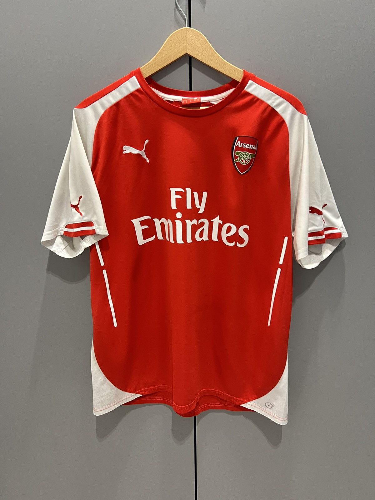 Puma Puma Arsenal Football Shirt Mens 14-15 Home Jersey Size US XL / EU 56 / 4 - 1 Thumbnail