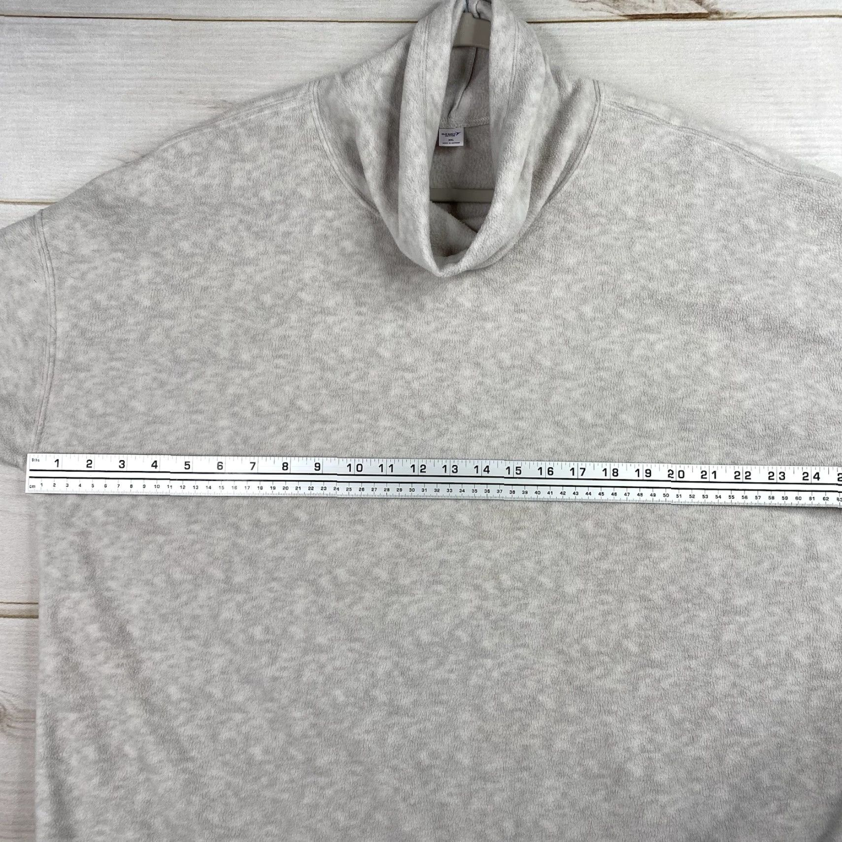 Old Navy Old Navy Womens 2XL Beige Camouflage Cowl Neck Fleece Pullover Sweatshirt Activewear Top Size XXL / US 16-18 / IT 52-54 - 5 Thumbnail
