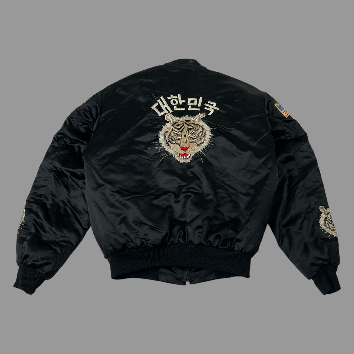 Vintage Vintage 1980s tiger souvenir jacket Size US L / EU 52-54 / 3 - 2 Thumbnail