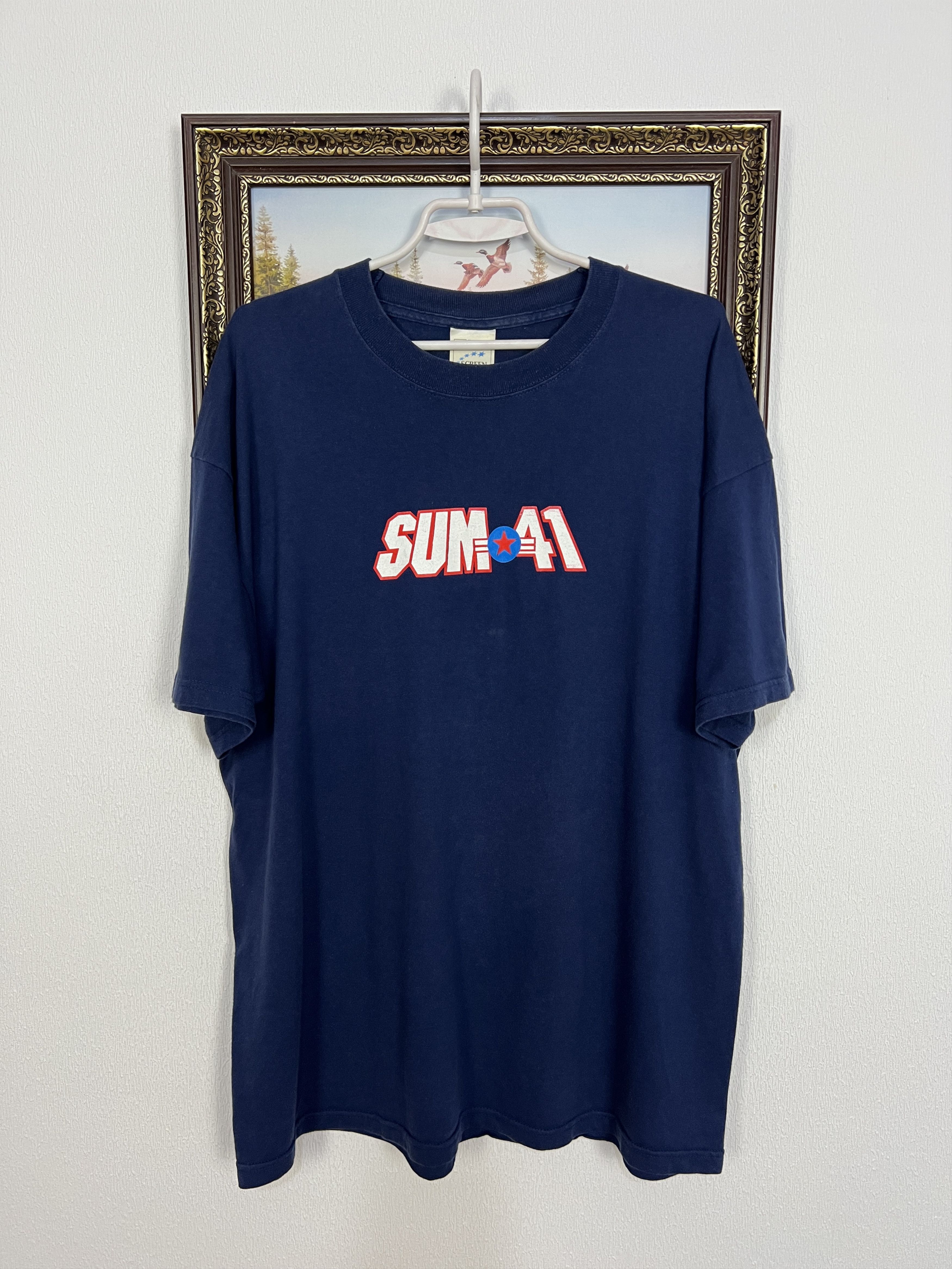 Vintage Sum 41 Tee Shirt Spell Out Logo Blue All Killer No Filler Size US XL / EU 56 / 4 - 1 Thumbnail