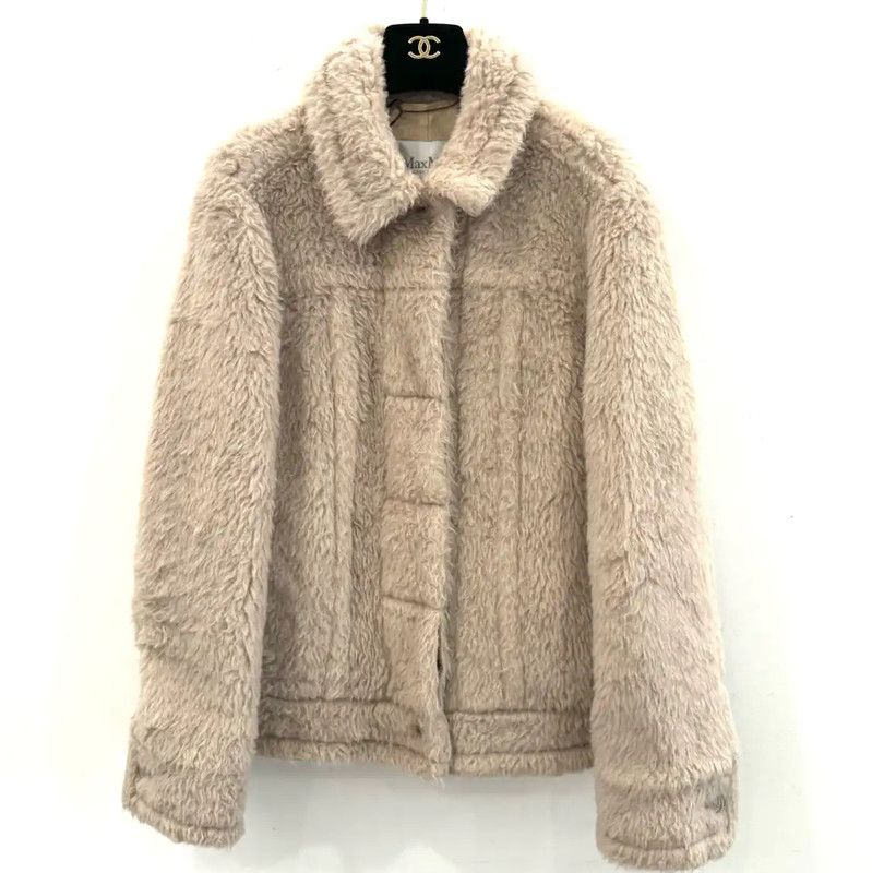Max Mara MaxMara Gray Wool Women's Jacket 0089 Size S / US 4 / IT 40 - 1 Thumbnail