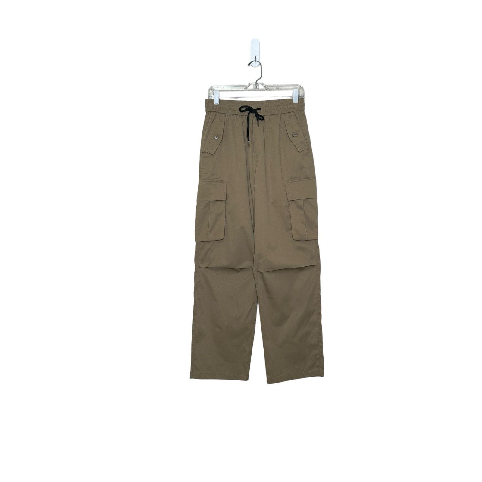 Shein Shein beige cargo casual pull on pants size medium Size US 32 / EU 48 - 6 Thumbnail